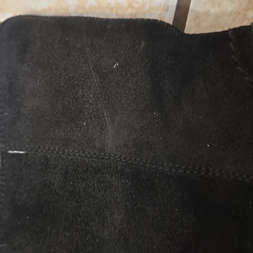 UGG Lou Moto Style Leather/Suede Boots- 7 - Picture 16 of 16